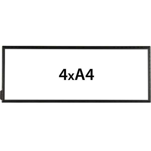 Windo Display, holder for floor, 4 x A4