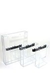 Acrylic holder A5 with fitting, for Crown Truss 10, black #2