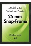 Double Sided Window Frame A4 Plast, Black #2