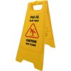 Caution Board, yellow, texted with: 