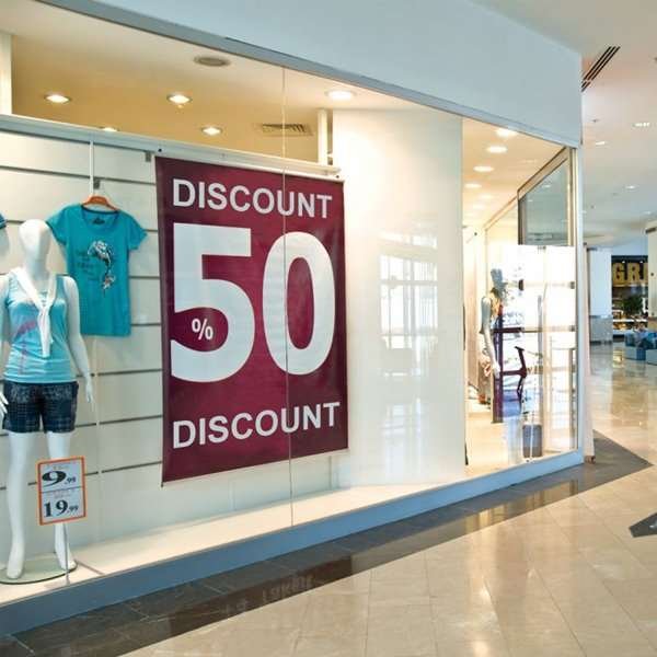 Banner-Line posterlist set, 135 cm, alu/silver