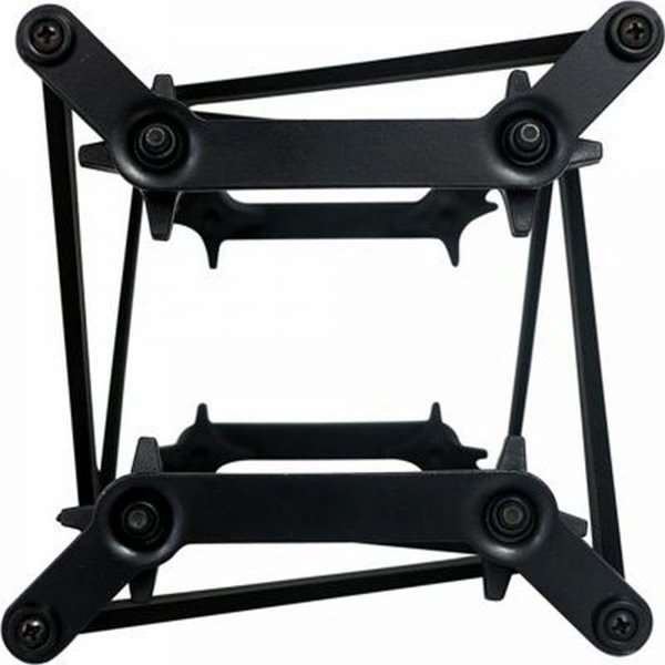 Crown Truss Single Banner, 15 x 15 cm, black exhibition wall #17