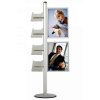 MULTISTAND 18 Single sided 2x(50x70cm) Slide-in + 4xA4 Shelves #2