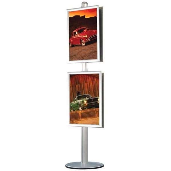 MULTISTAND 12  Double sided 25mm 4x 60x85 cm Alu
