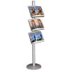 MULTISTAND 5 Single sided 3 x acryl shelve Alu #2