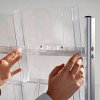Ellipse Stand, single sided, with 8 acrylic holders #4
