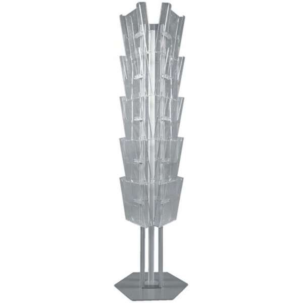 Brochurestand Trio, with 15 pcs. A4 acrylic holders