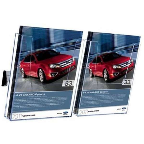 Wall Dispenser List, with 2 x A4 acrylic holders