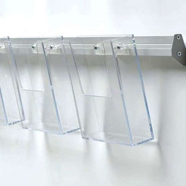 Wall Dispenser List, with 2 x A4 acrylic holders