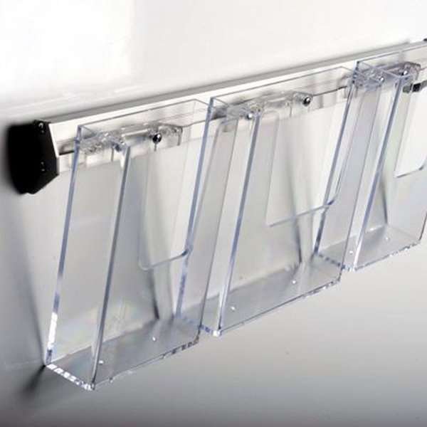 Wall Dispenser List, with 2 x A4 acrylic holders