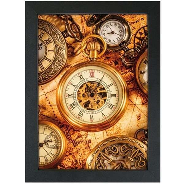 Crown snap frame, 33 mm, 100 x 140, black