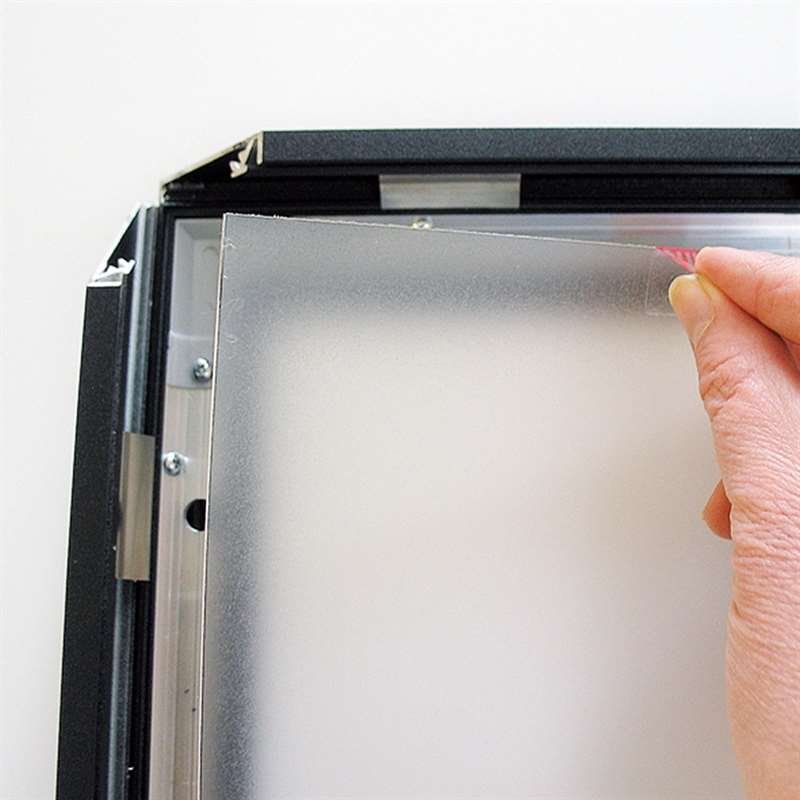 CROWN  LED OUT BOX, A3 single sided - black