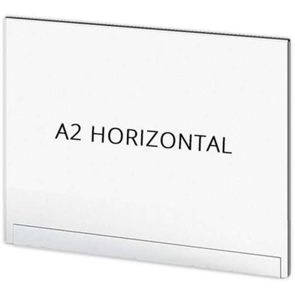 Acrylic Pocket Frame, A2 Horizontal, for Crowd Barrier