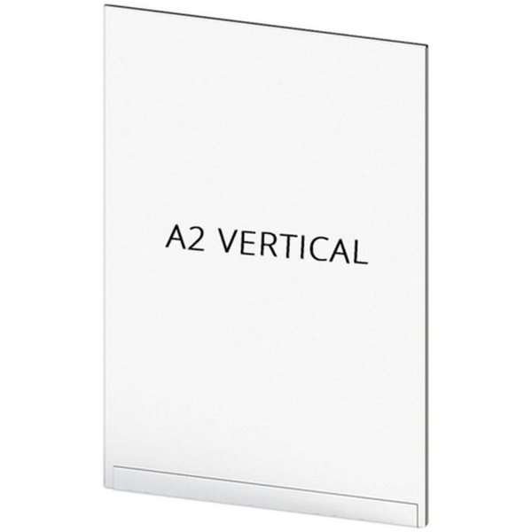 Acrylic Pocket Frame, A2 Vertical, Tasche f&uuml;r Crowd Barrier