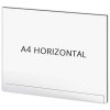 Akryl Pocket Frame, A4 horisontal, til Crowd Barrier #1