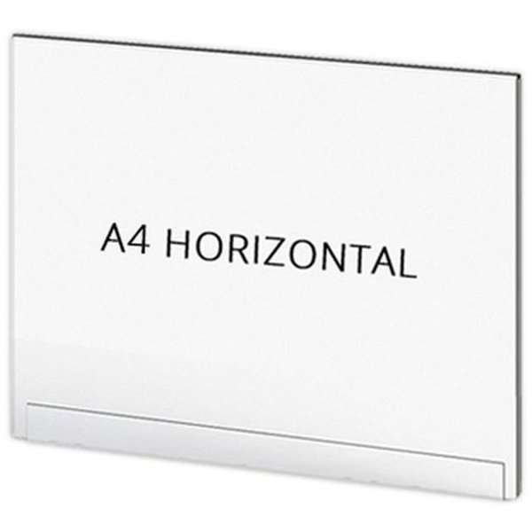 Akryl Pocket Frame, A4 horisontal, til Crowd Barrier