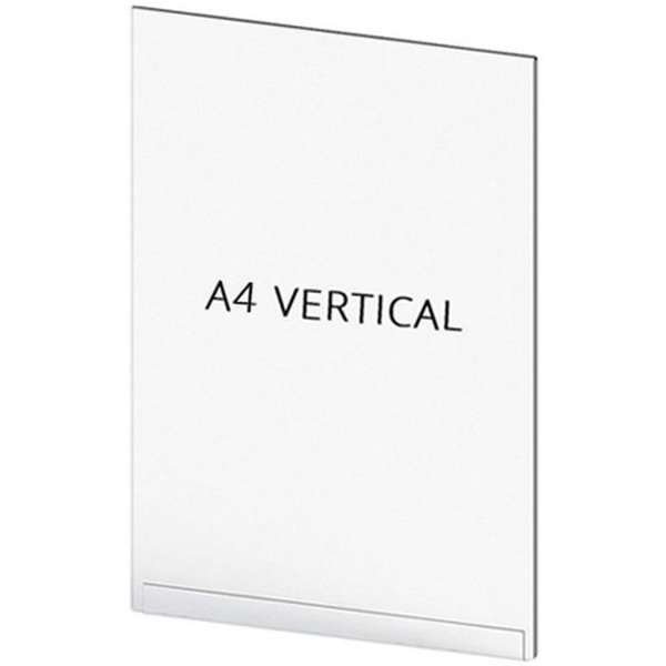 Akryl Pocket Frame, A4 vertical, for Crowd Barrier