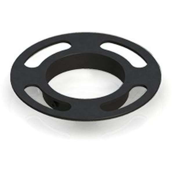 Crowd control adaptor for banner pole - black