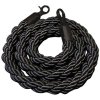 Black rope with black hooks for Crowd Barrier stands #1
