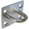 Wall fitting, silver, for Crowd Barrier rope/pole #1