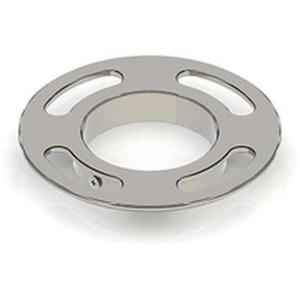 Round fitting, silver, for Crowd Barrier banner pole