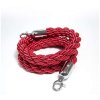 Red rope with silver hooks for Crowd Barrier stands #1