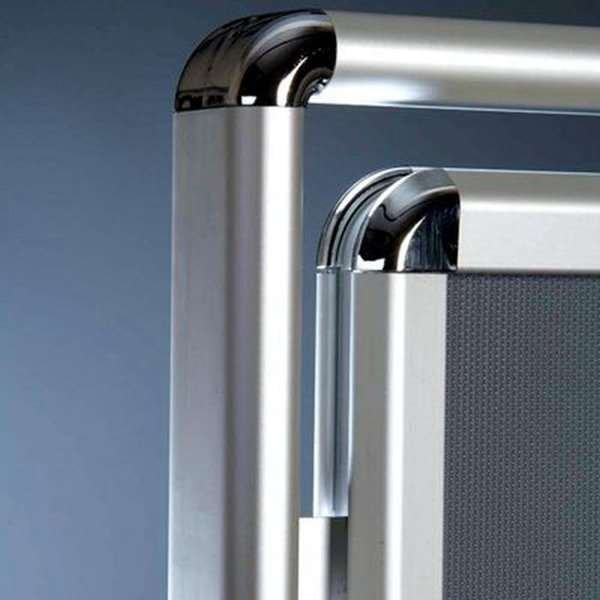 Info-Line Poster, double sided stand A1, with 2 acrylic shelves