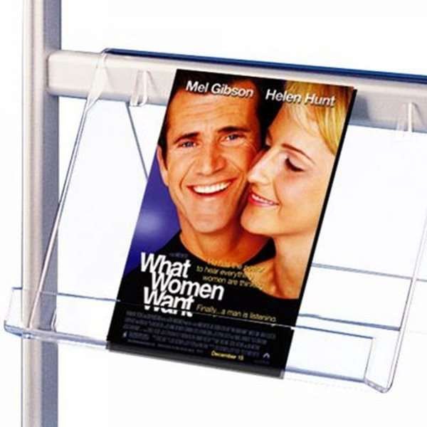 Info-Line Poster, double sided stand A1, with 2 acrylic shelves