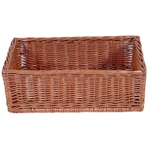 Shop Display basket - rektangular 41x61x20cm brown