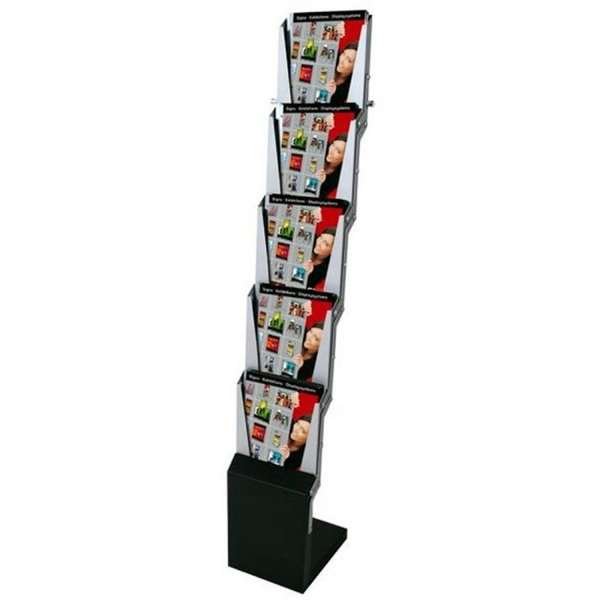 QUICK BROCHURE STAND 5xA4 w/bag