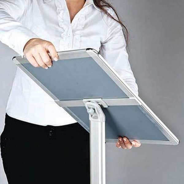 EXPO INFO STAND Vertical/Horizontal  25mm A4 alu