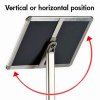 EXPO INFO STAND Vertical/Horizontal  25mm A4 alu #12