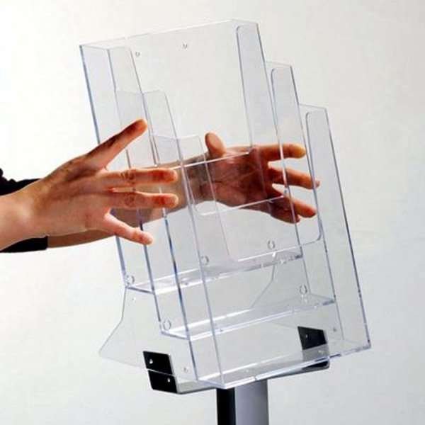 Pillar Leaflet Dispenser 3xA4