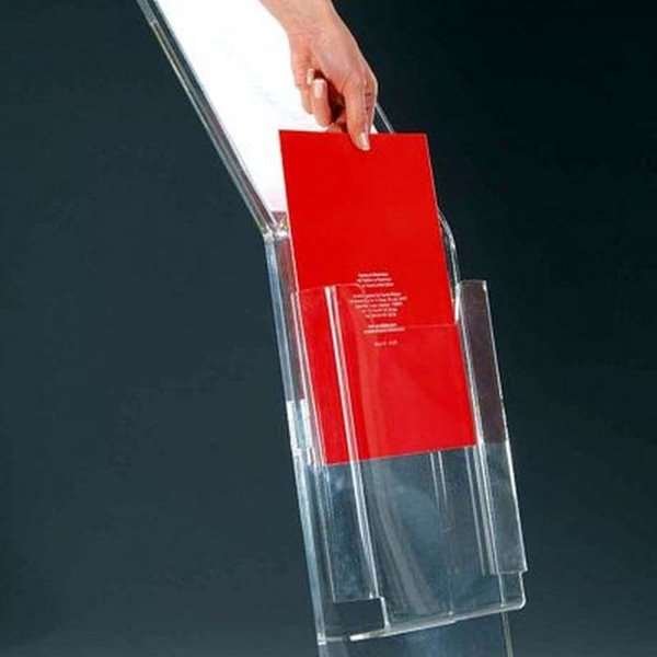 Acrylic Info Stand, for A4 brochures