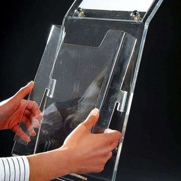 Acrylic Info Stand, for A4 brochures