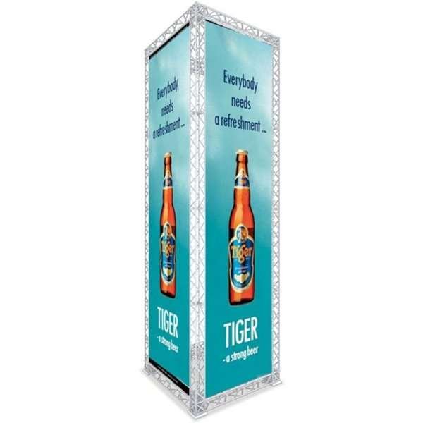 Crown Truss Tower, 15 x 15 cm, white