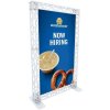 Crown Truss Single Banner, 15 x 15 cm, white exhibition wall #1