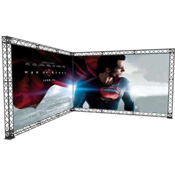 Crown Truss L-Shape 4 x 4 m, 15 x 15 cm, black