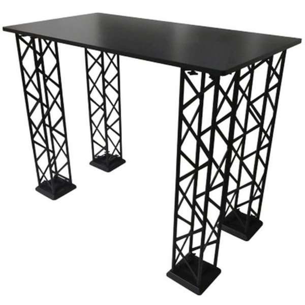 Crown Truss Counter, Rectangle, large, black desk