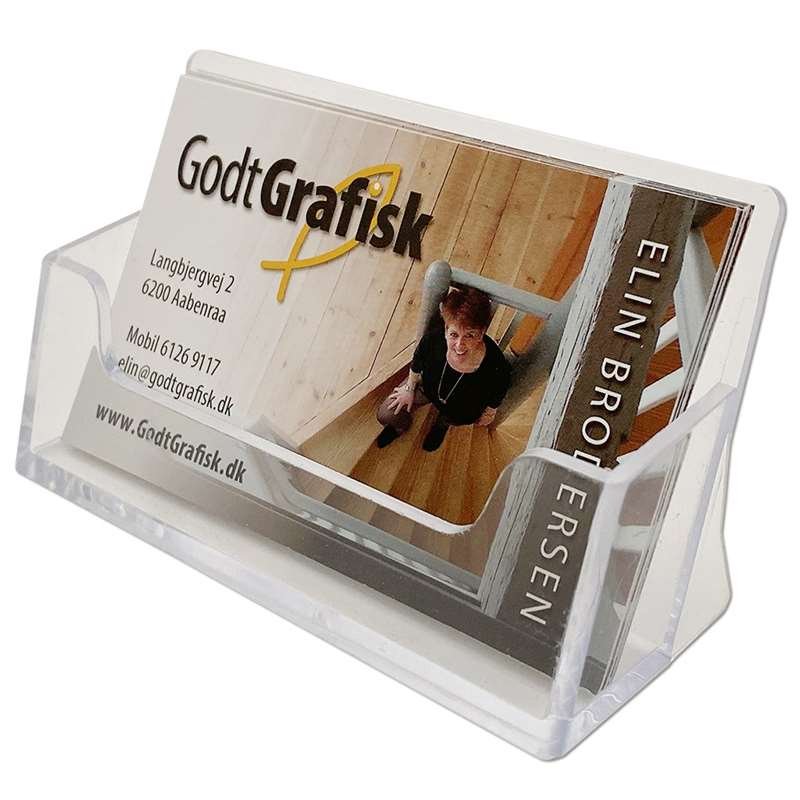 Cardholder horisontal - clear