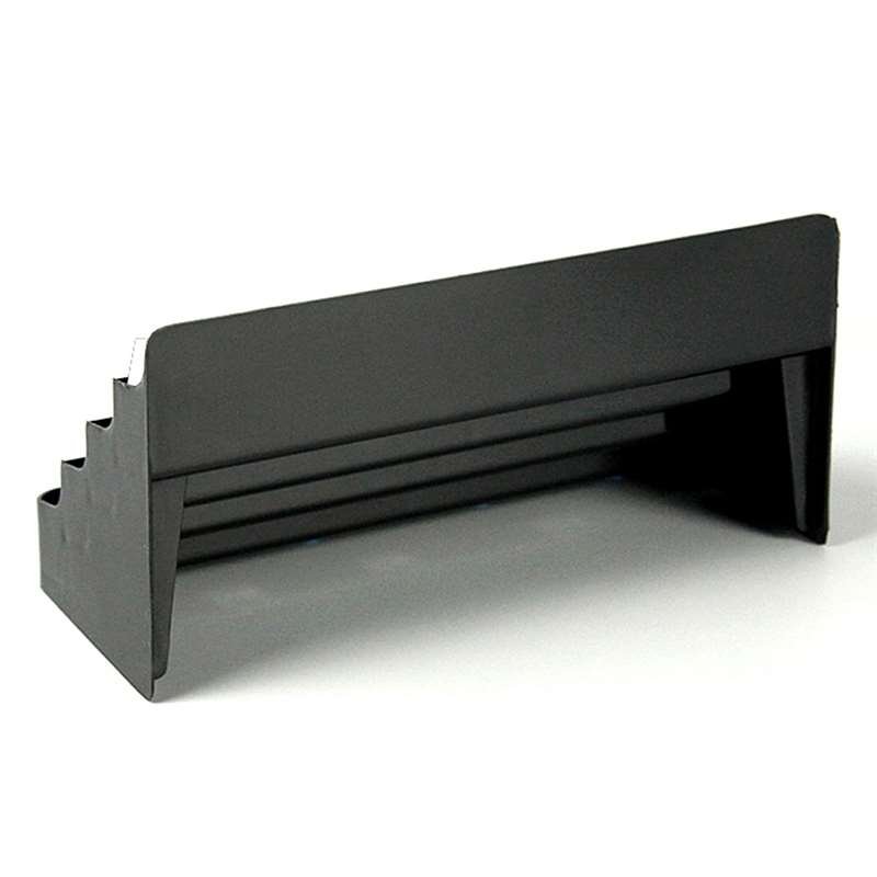 Business Card holder, 4x2 pcs. - horizontal - Black
