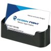 Business Card holder  - rounded -  horizontal - black #1