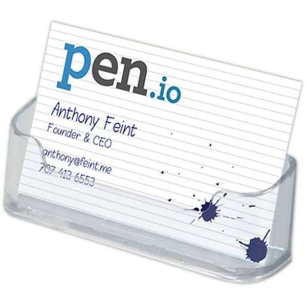 Business Card holder  - rounded -  horizontal