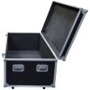 Transport Flight Case, Small, black box with 4 wheels #7