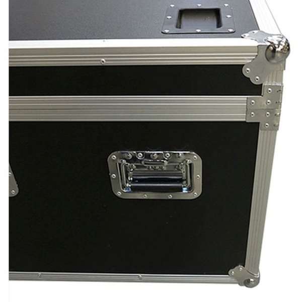 Transport Flight Case, Small, black box with 4 wheels