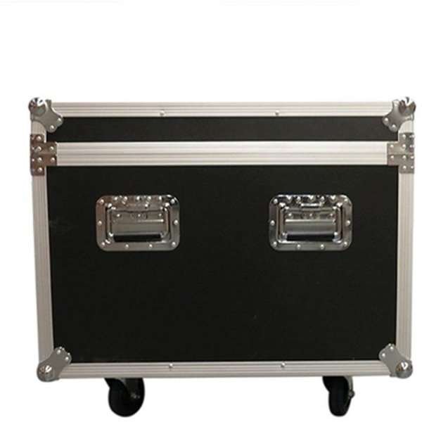 Transport Flight Case, Small, black box with 4 wheels
