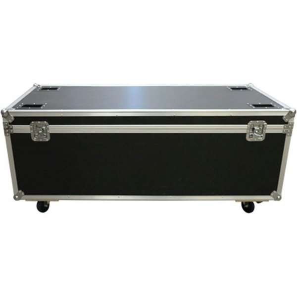 Transport Flight Case, Small, black box with 4 wheels