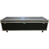 Transport Flight Case, Small, black box with 4 wheels #2