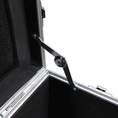 Transport Trolley, black, with 4 wheels