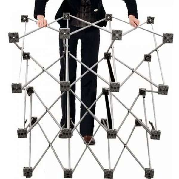 Pop-up Wall Curved, 3 sections